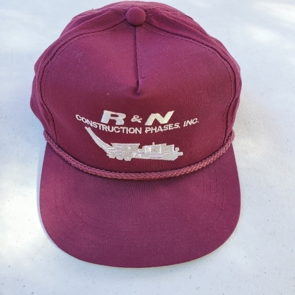 Yupoong R & N Construction Phases Mens snap back worker Trucker flat bill hat